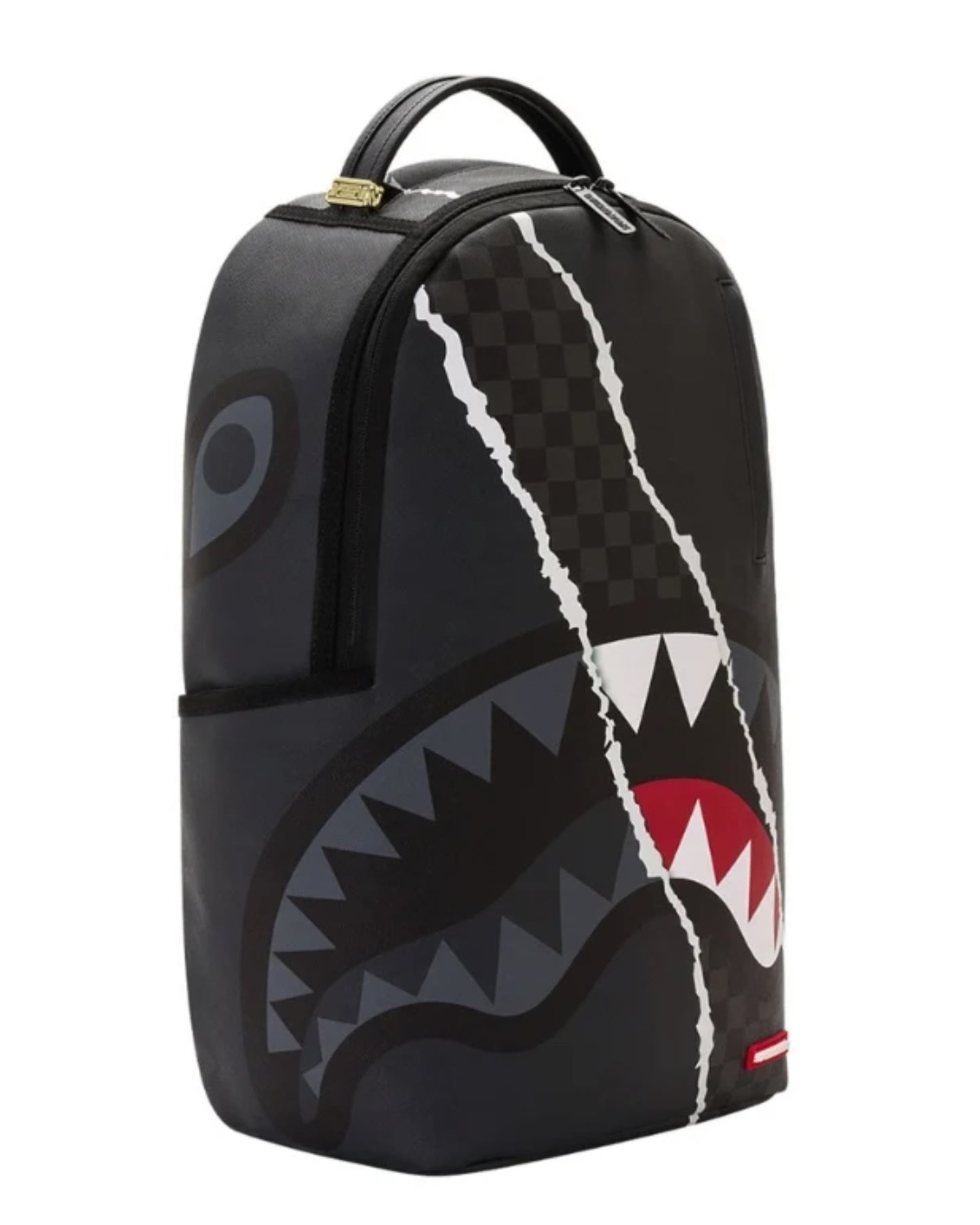 SPRAYGROUND CENTER RIP REVEALING GRAY CHECK BACKPAC