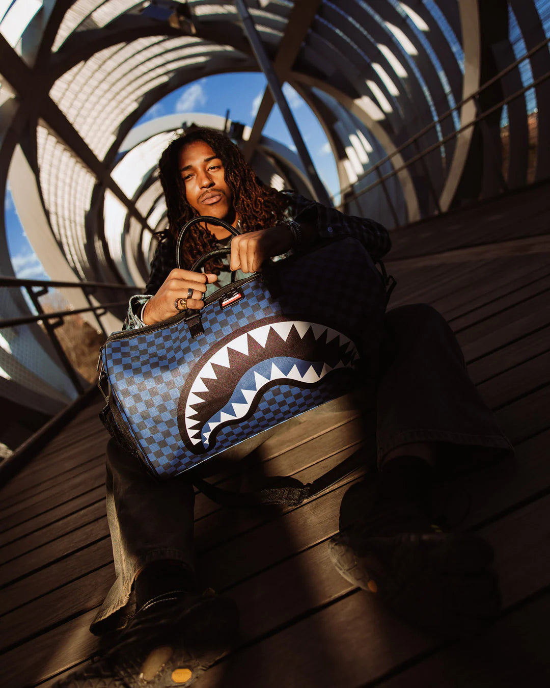 Sprayground Midnight Magic Sharks In Paris Duffle