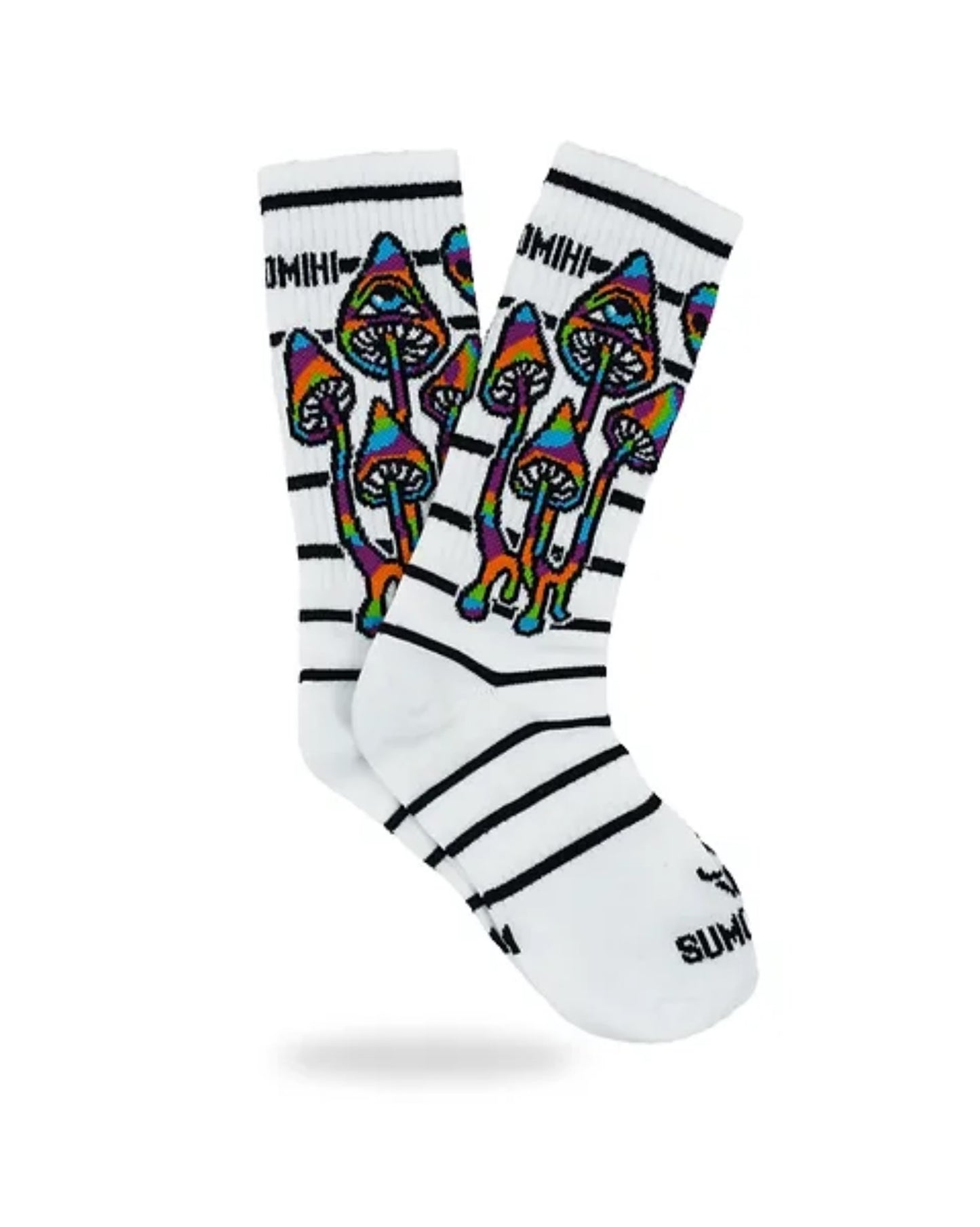 Groovy mushroom sock