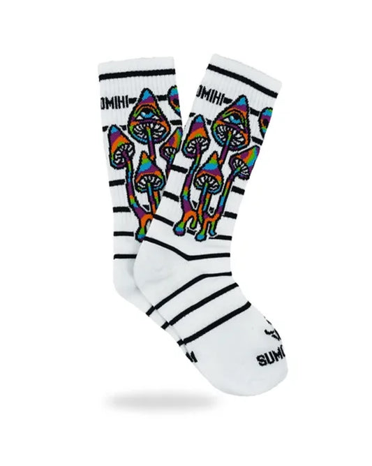 Groovy mushroom sock