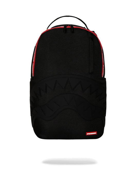 PRINTED ZIPPER SHARK BACKPACK