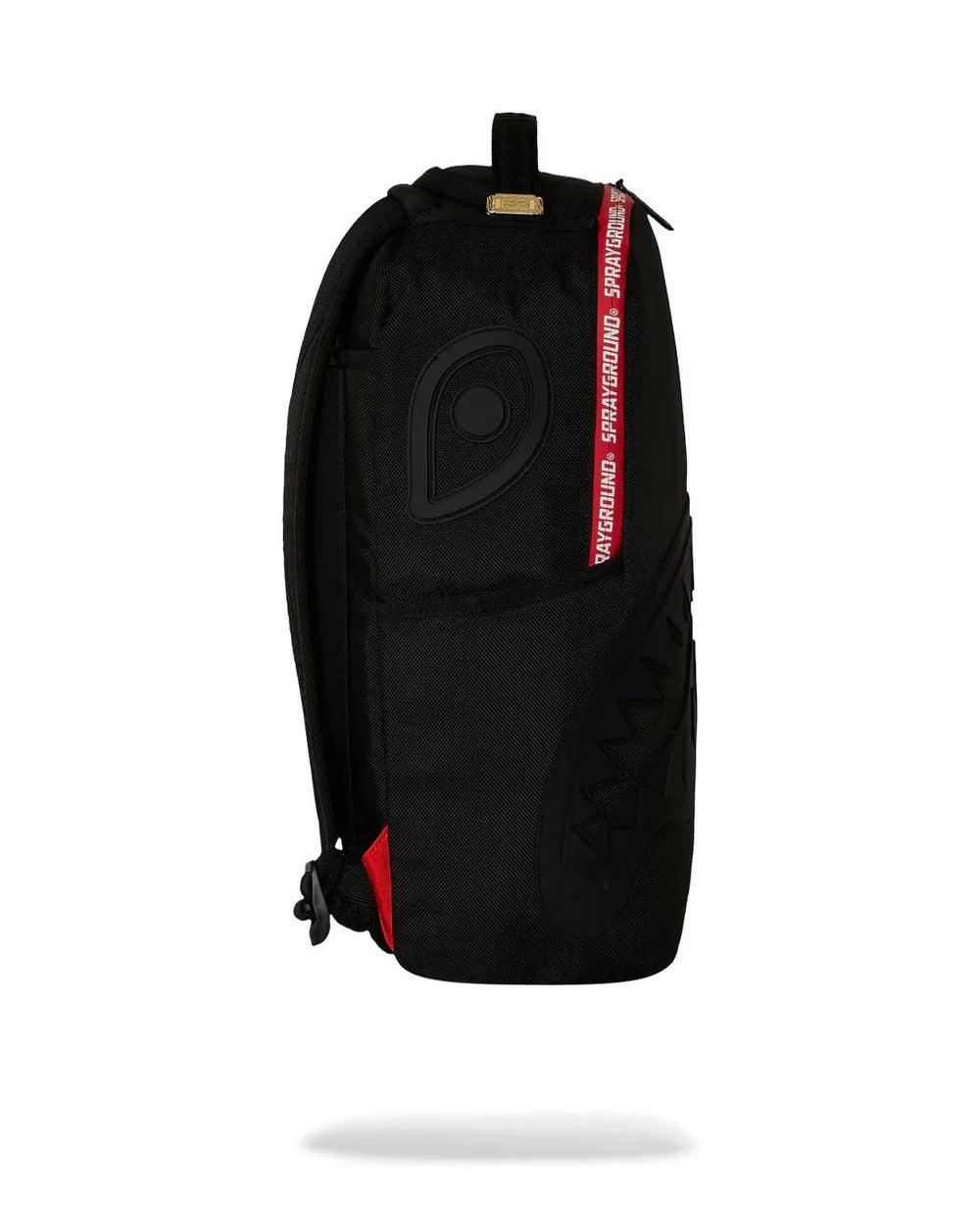 PRINTED ZIPPER SHARK BACKPACK