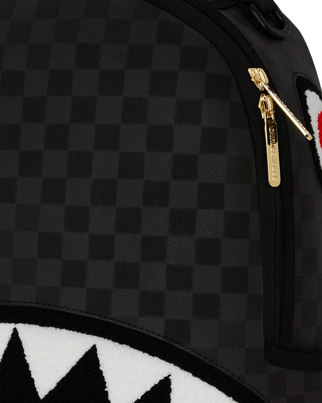 BLACK CHENILLE SIP BACKPACK