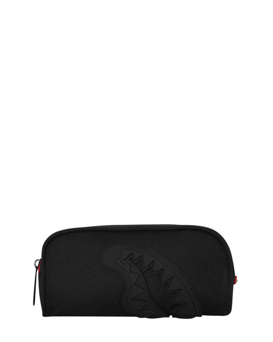 PRINTED ZIPPER SHARK POUCH
