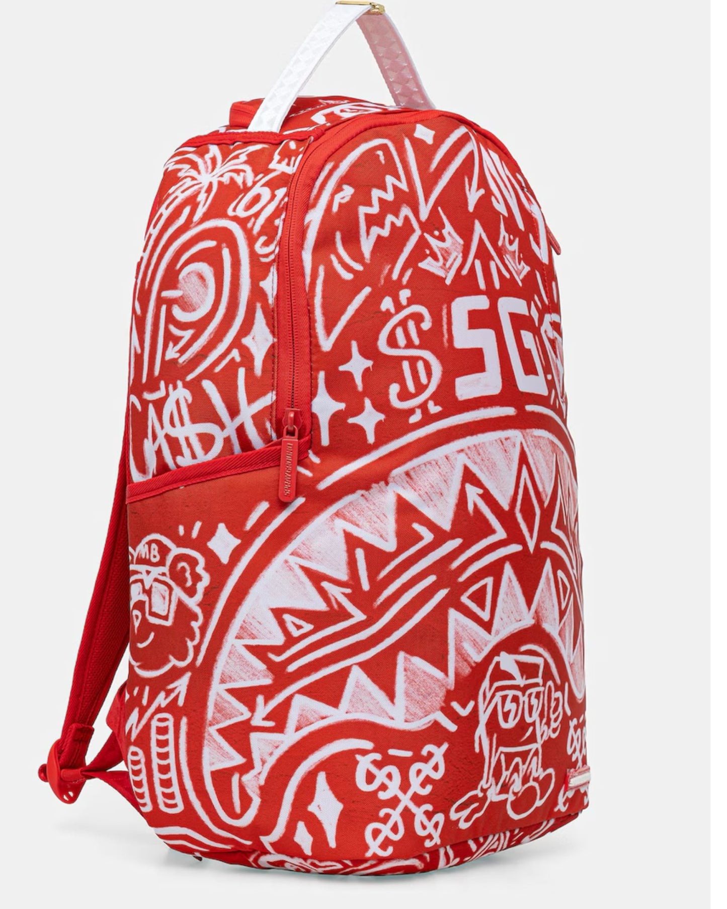 SPRAYGROUND GRAFFITI WALL RED BACKPACK