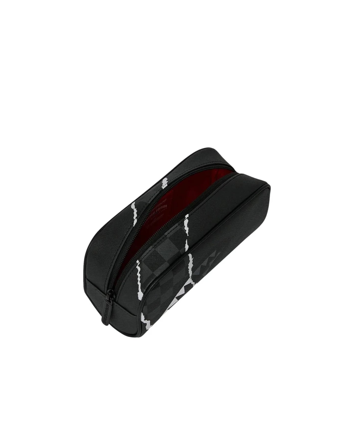 SPRAYGROUND CENTER RIP REVEALING GRAY CHECK POUCH
