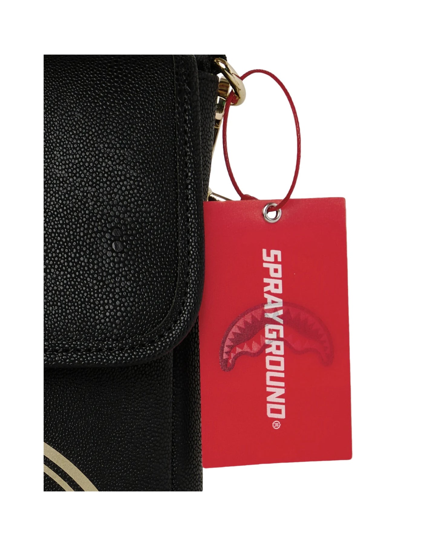 SPRAYGROUND THAT GOLD DRAP MESSENGER SLING