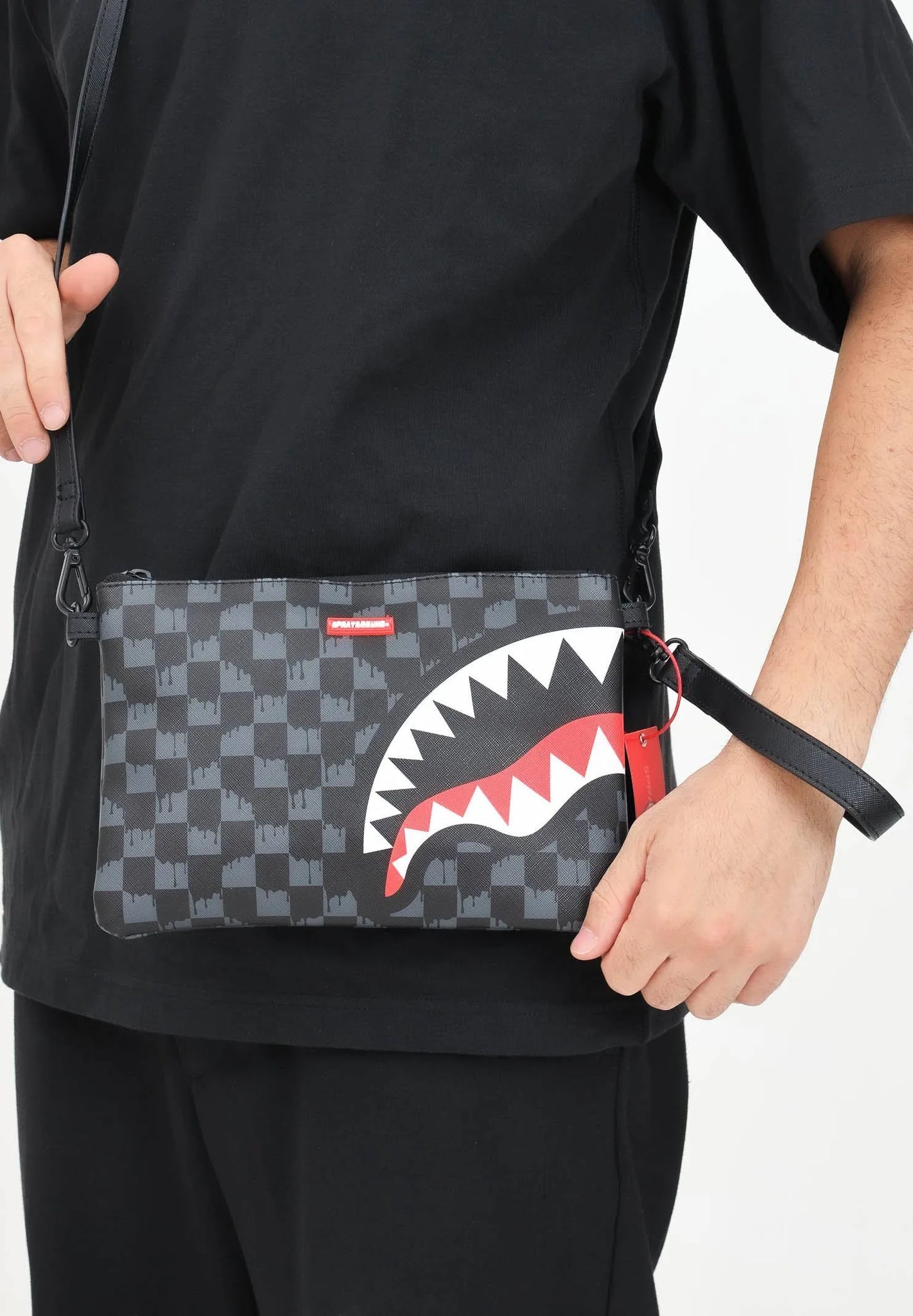 Drip check Shark pochette
