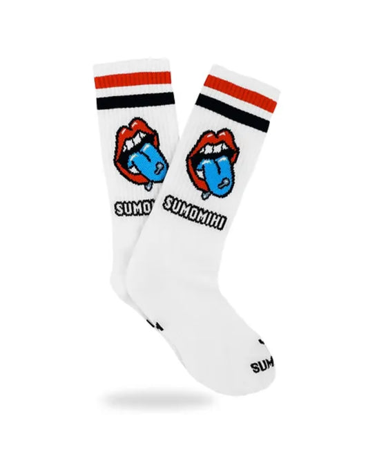 Tongue out sock