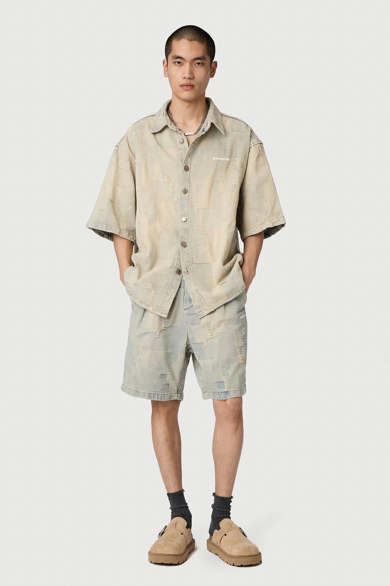 PATCH WORK SHORTS