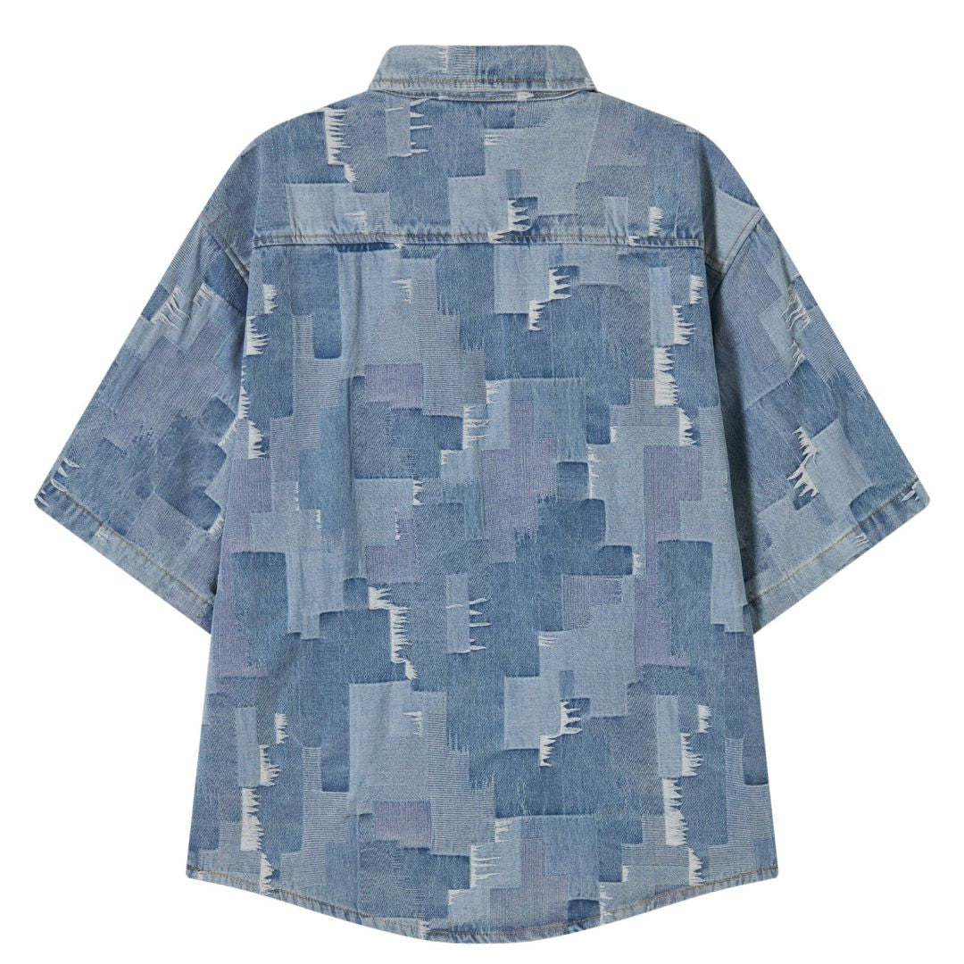 Patchwork Boxy Shirt