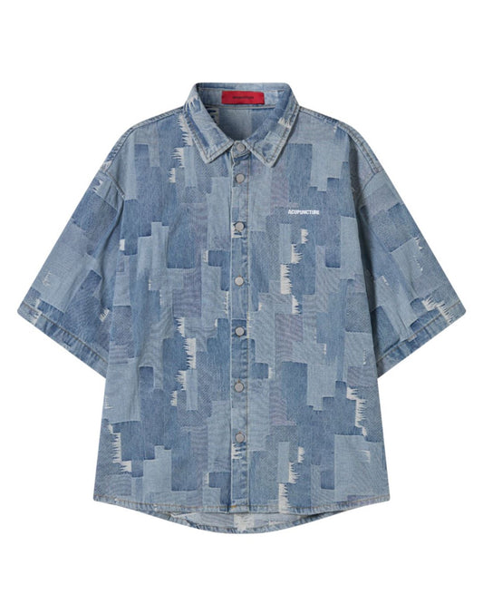 Patchwork Boxy Shirt