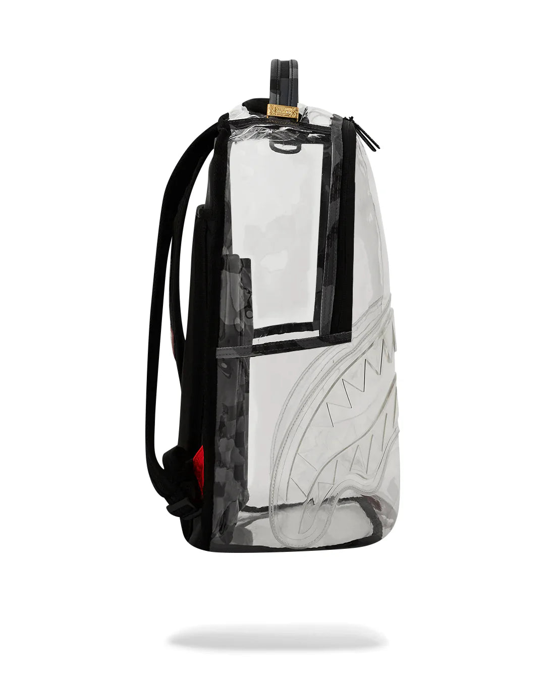 Sprayground Clear Grey Check Backpack