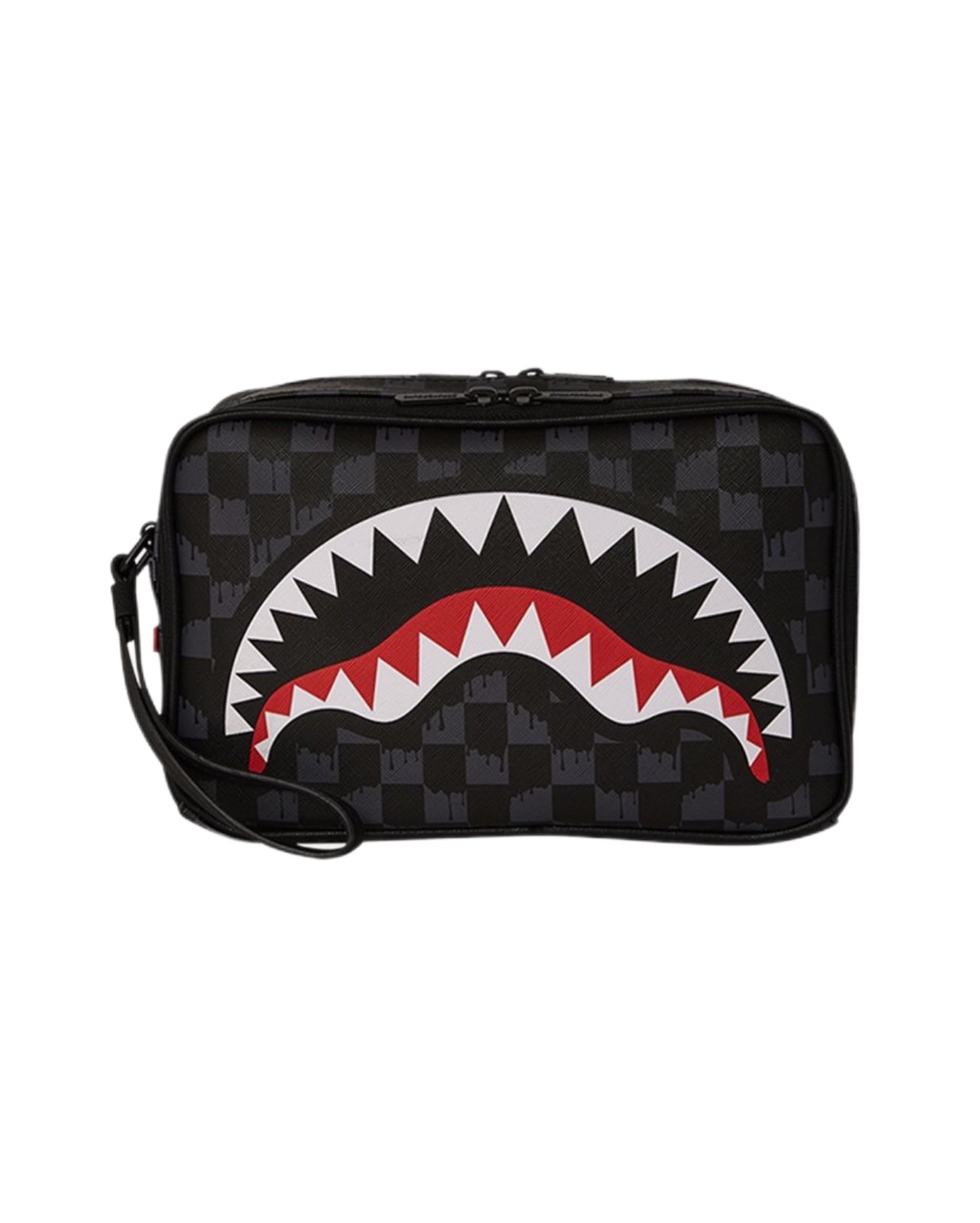 Sprayground Drip Check Shark Toiletry Brick