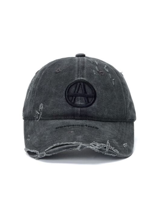 Logo cap destroyed