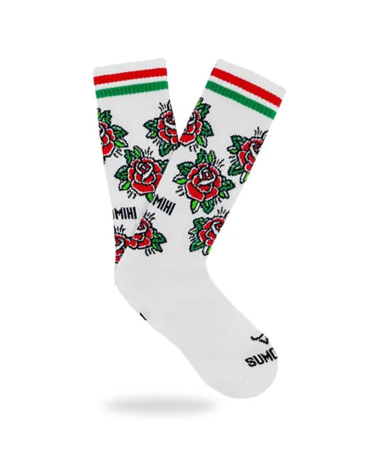 Traditional roses sock