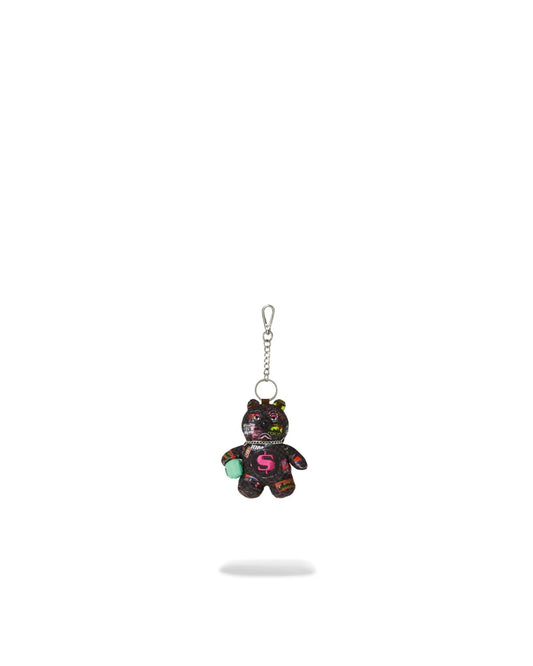 SPRAYGROUND  GLOBAL MOGUL CYBER PUNK BEAR KEYCHAIN