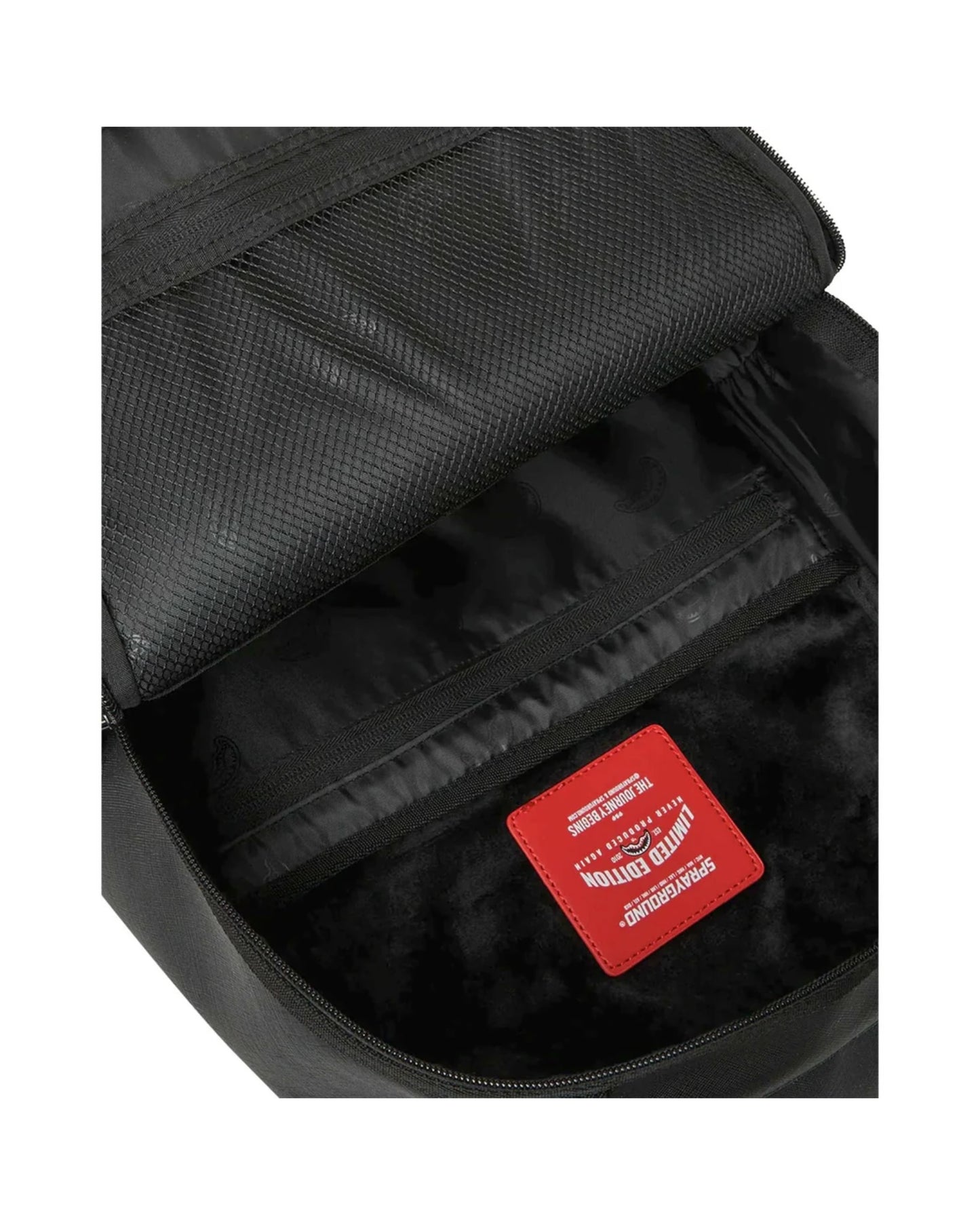 SPRAYGROUND BLACKED OUT EMBOSSED GOLD TOOTH BACKPACK
