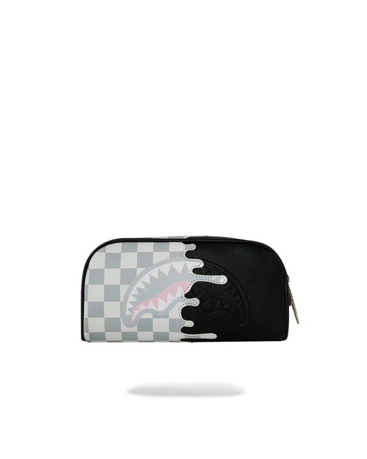SPRAYGROUND CREAM CHECK SIDE DRIP POUCH