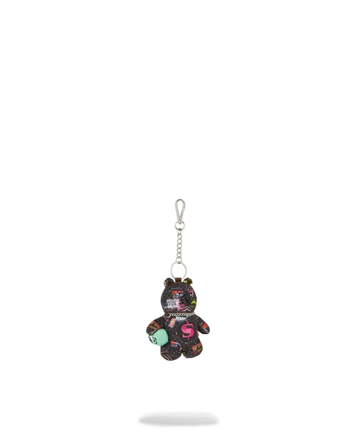 SPRAYGROUND  GLOBAL MOGUL CYBER PUNK BEAR KEYCHAIN