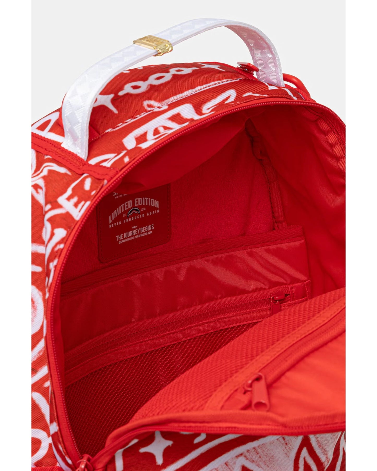 SPRAYGROUND GRAFFITI WALL RED BACKPACK