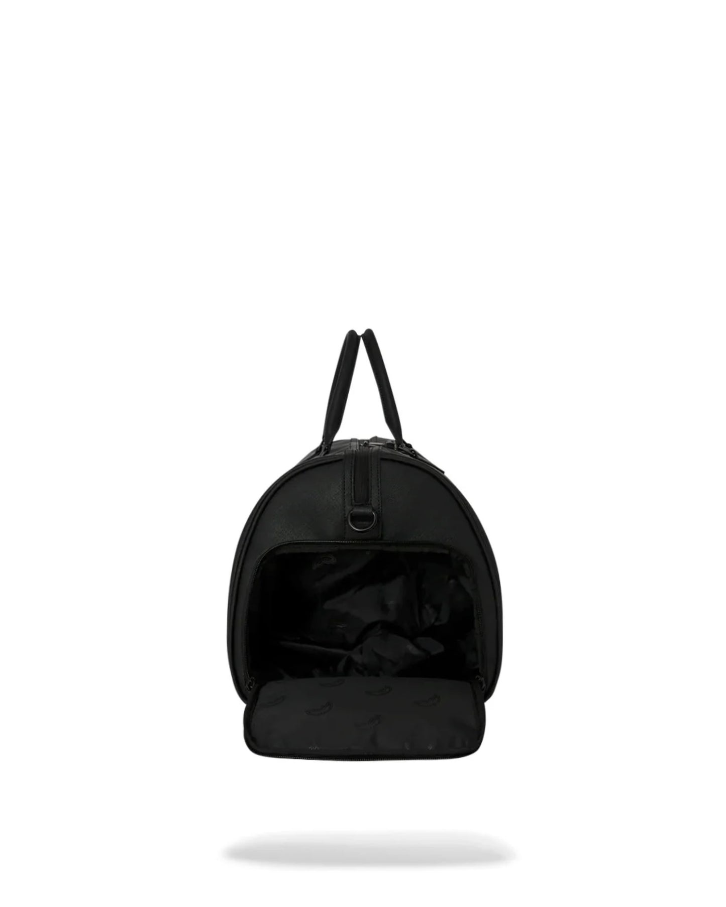 SPRAYGROUND BLACKED OUT EMBOSSED GOLD TOOTH DUFFLE