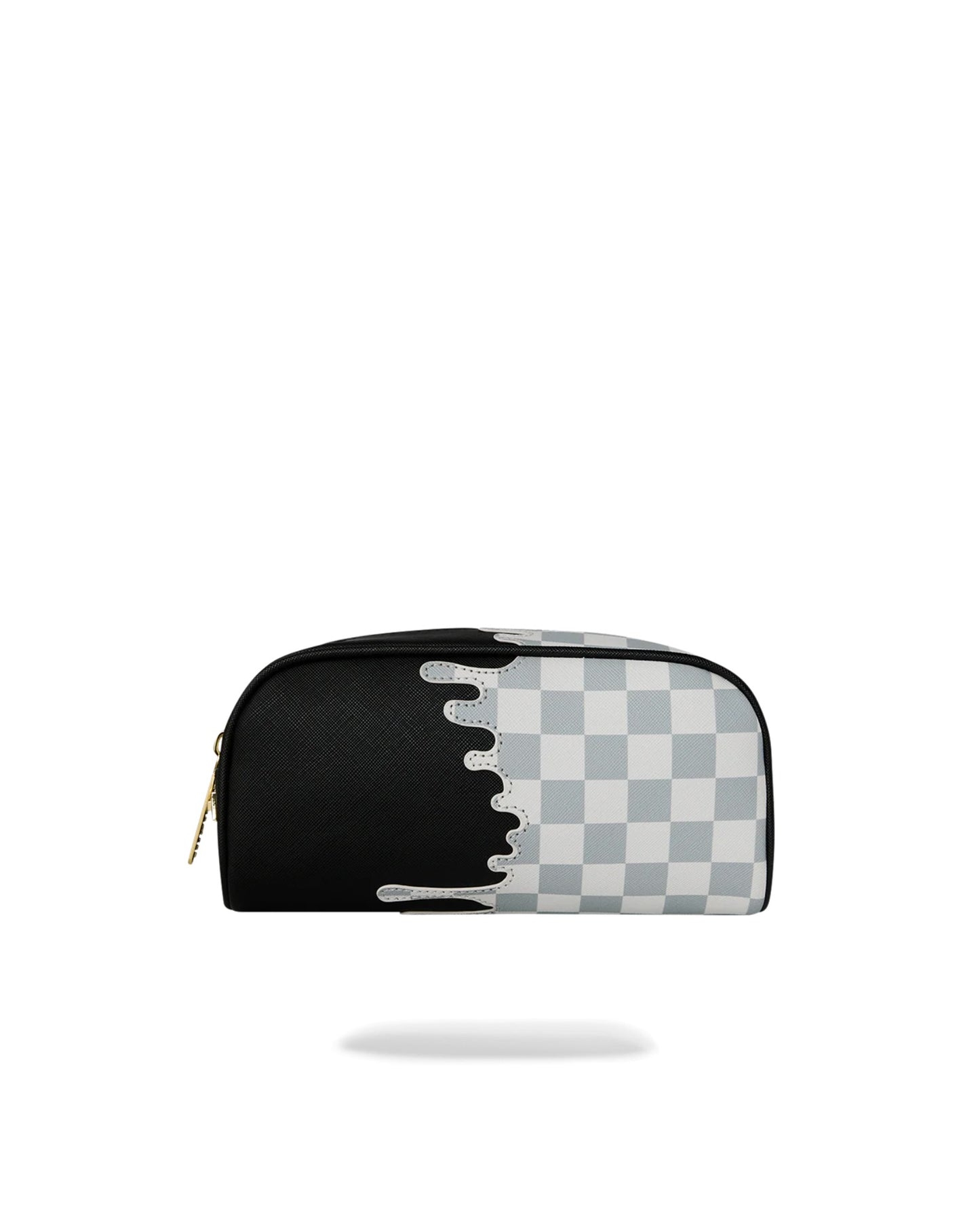 SPRAYGROUND CREAM CHECK SIDE DRIP POUCH