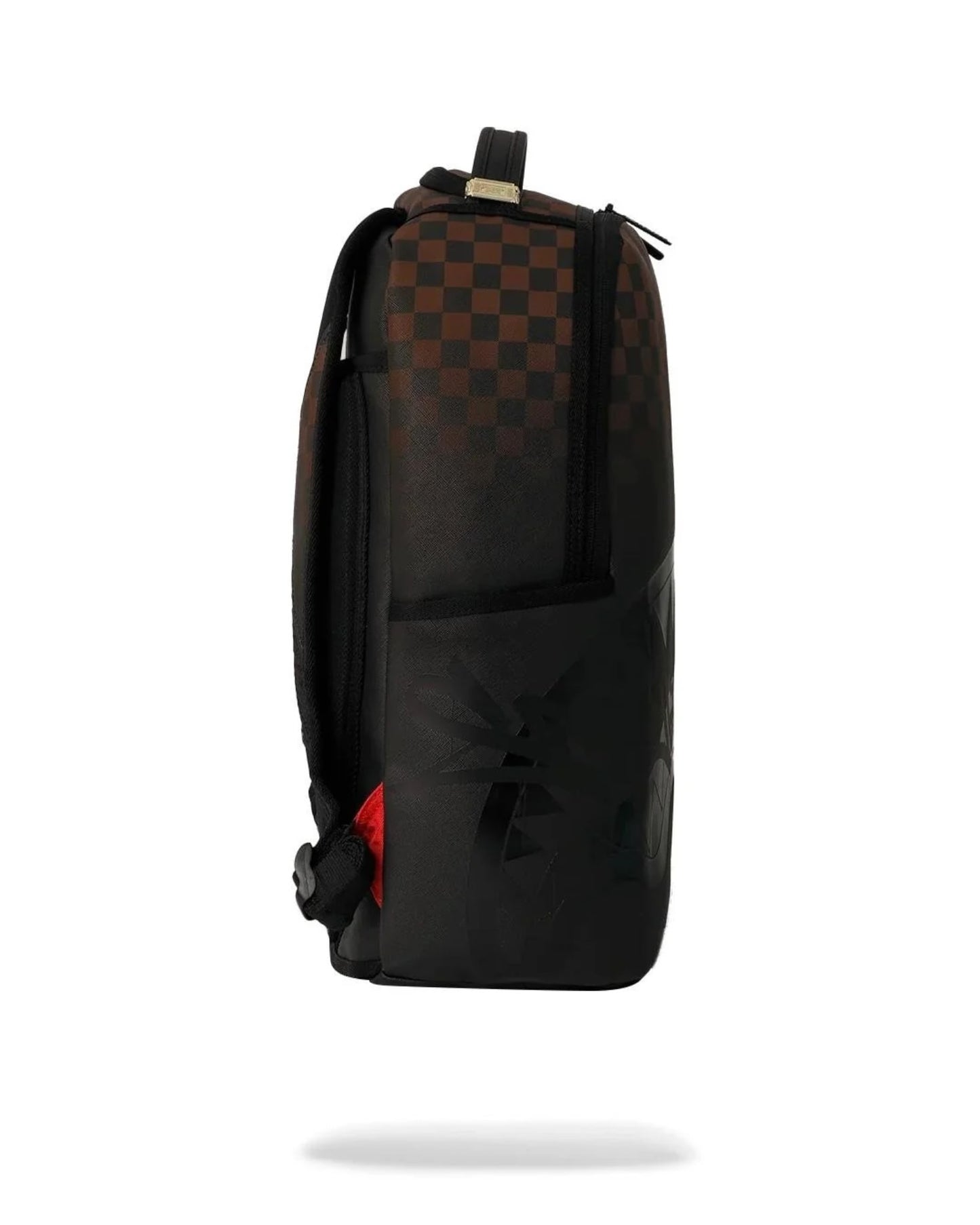 SPRAYGROUND BROWN CHECK GHOST DRIP BACKPACK