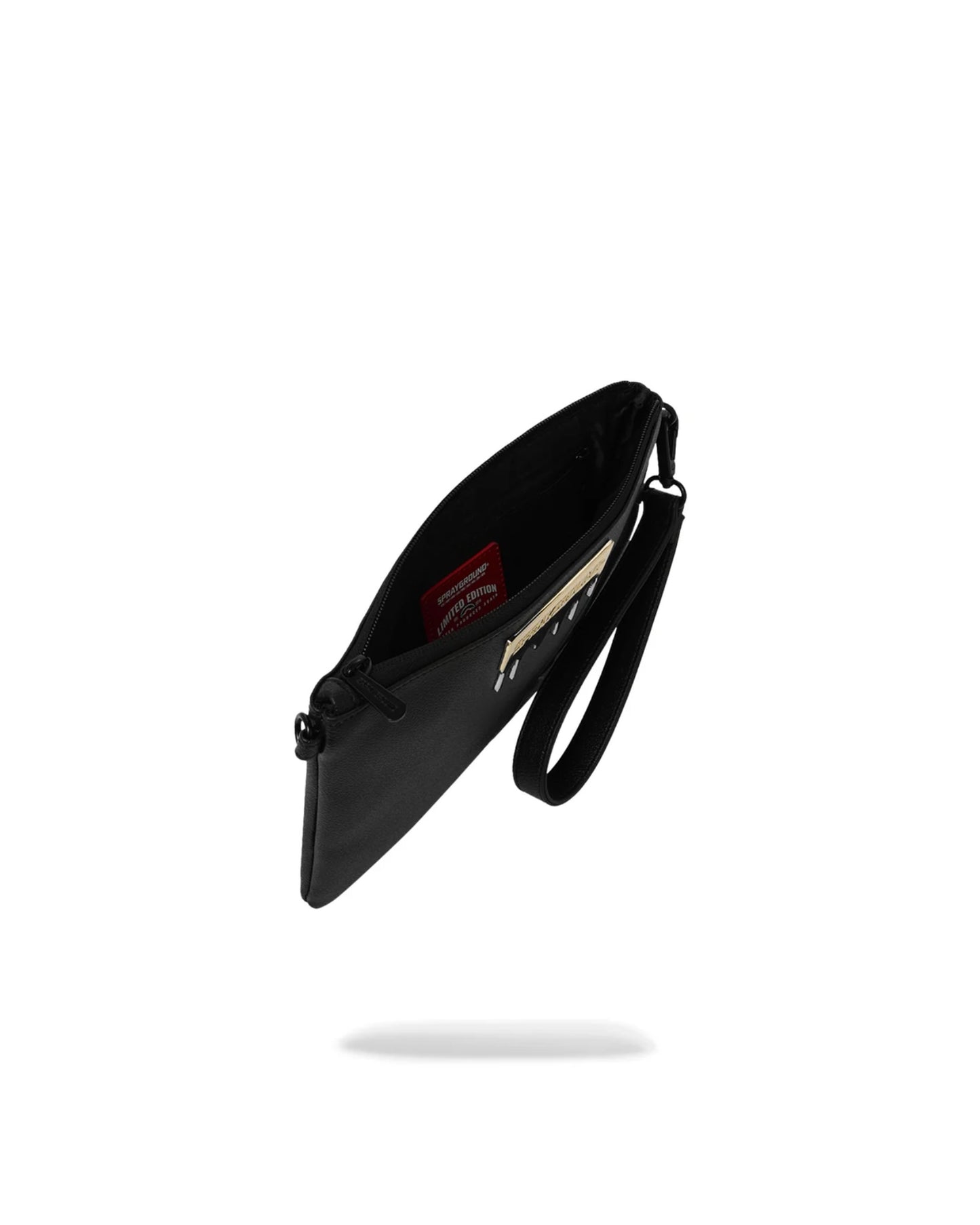 SPRAYGROUND GOLD BRICK LUX CROSSOVER CLUTCH