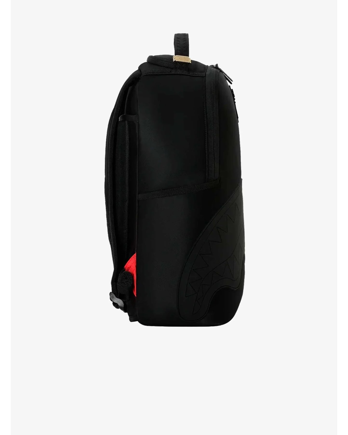 SPRAYGROUND SHARK CENTRAL BLACKED OUT EMBOSSED NYLON BACKPACK