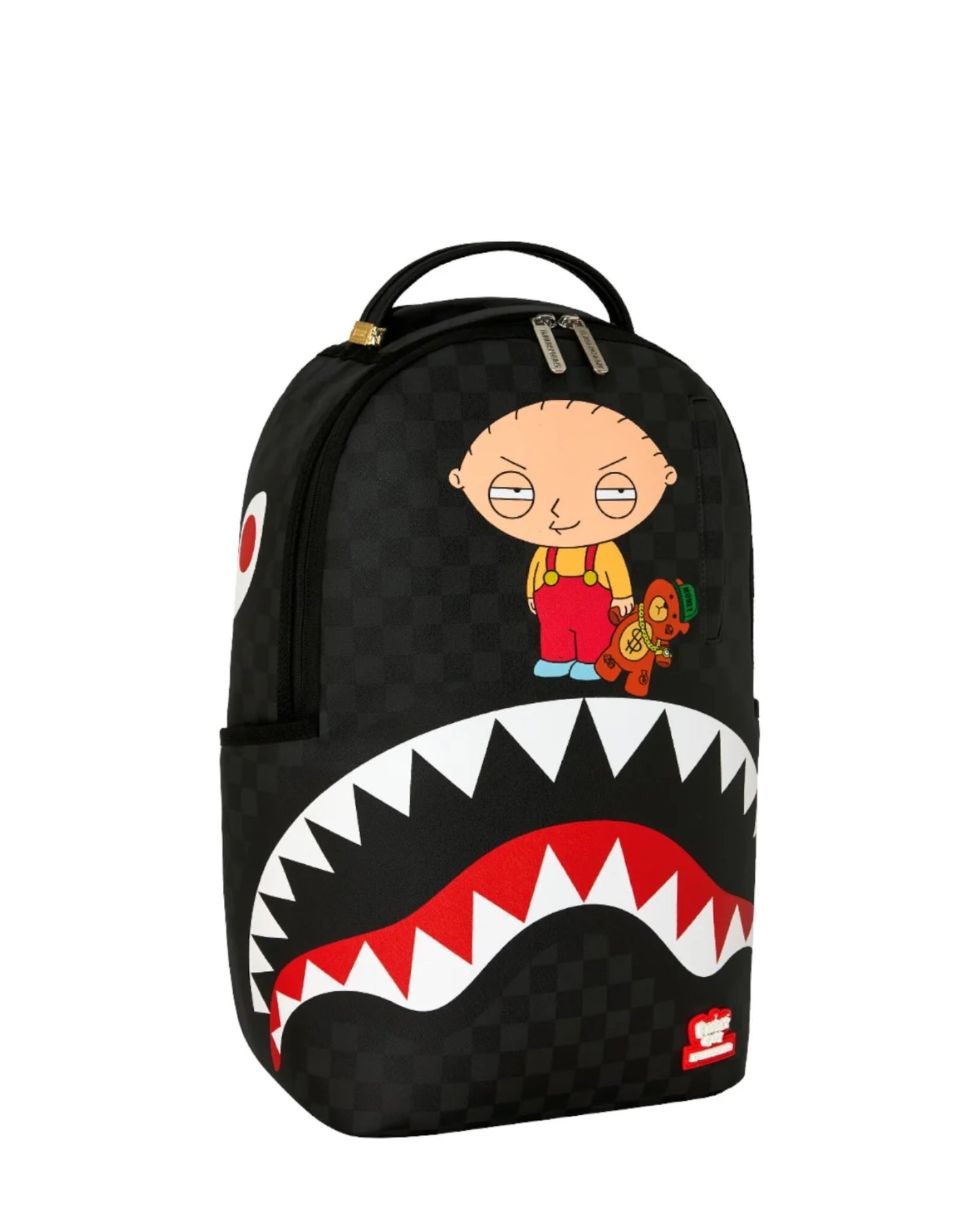 SPRAYGROUND FAMILY GUY STEWIE HOLDING BEAR KEYCHAIN BACKPACK