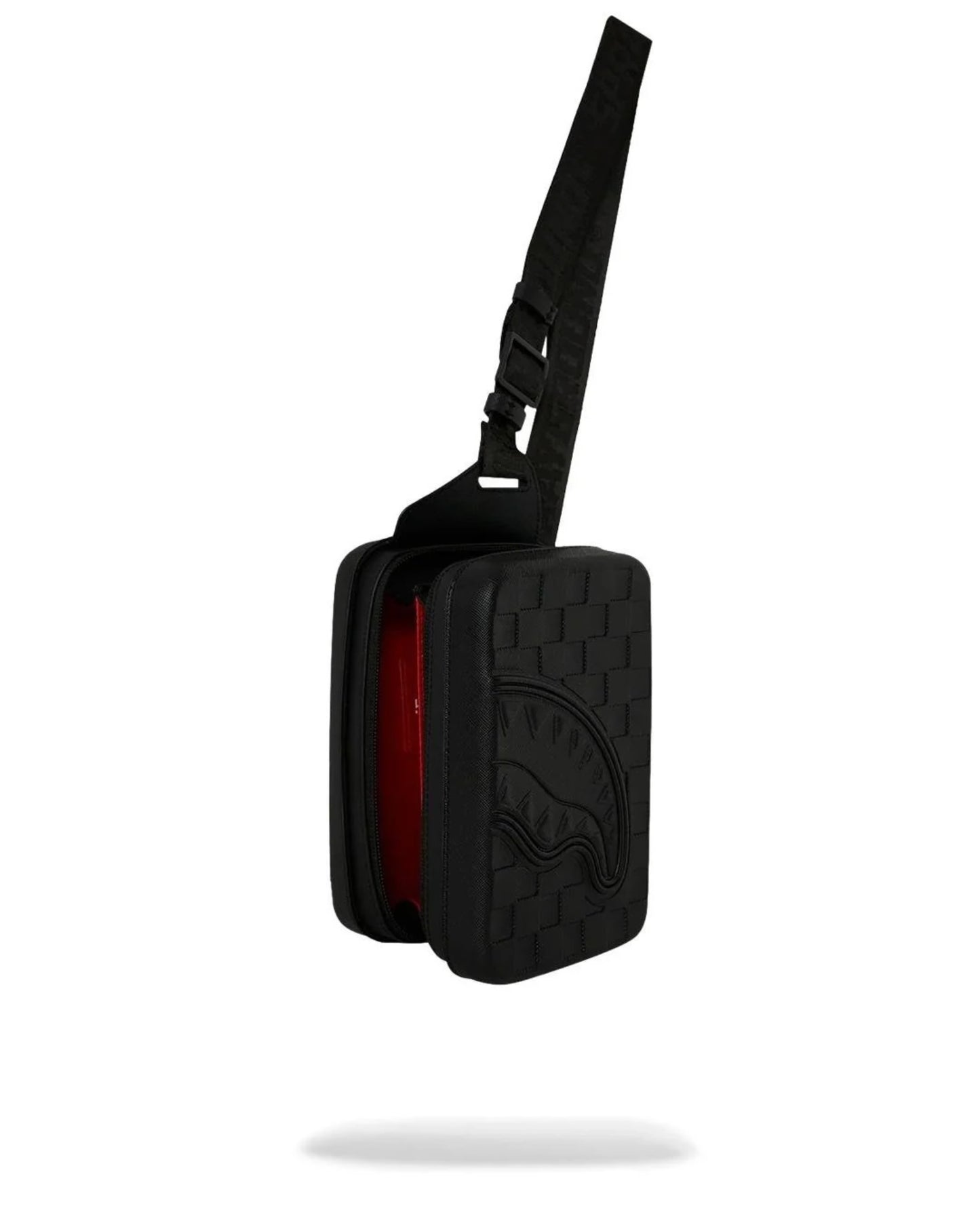 SPRAYGROUND RAISED CHECK HARD SHELL SLING