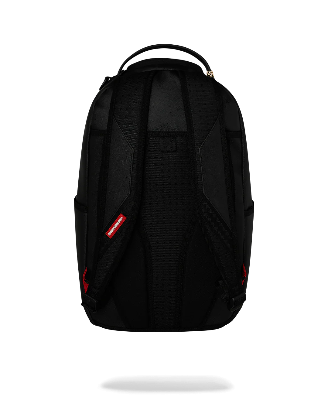 SPRAYGROUND SHARK CENTRAL BLACK EMBROIDERED SHARK BACKPACK