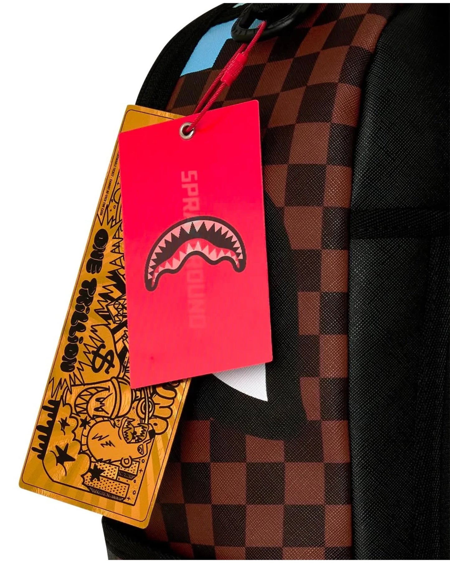 SPRAYGROUND FAMILY GUY PETER FALLING THROUGH WALL BACKPACK