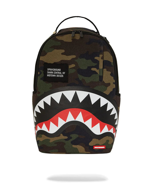 SHARK CENTRAL CAMO BACKPACK