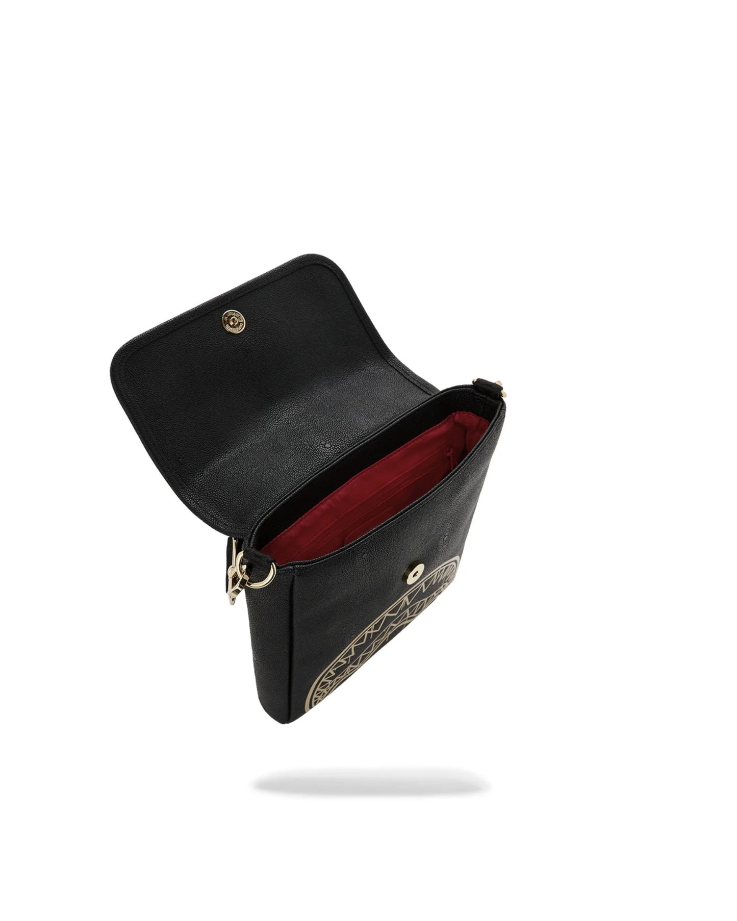SPRAYGROUND THAT GOLD DRAP MESSENGER SLING
