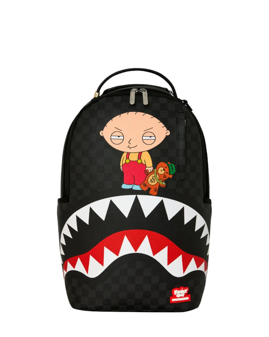 SPRAYGROUND FAMILY GUY STEWIE HOLDING BEAR KEYCHAIN BACKPACK