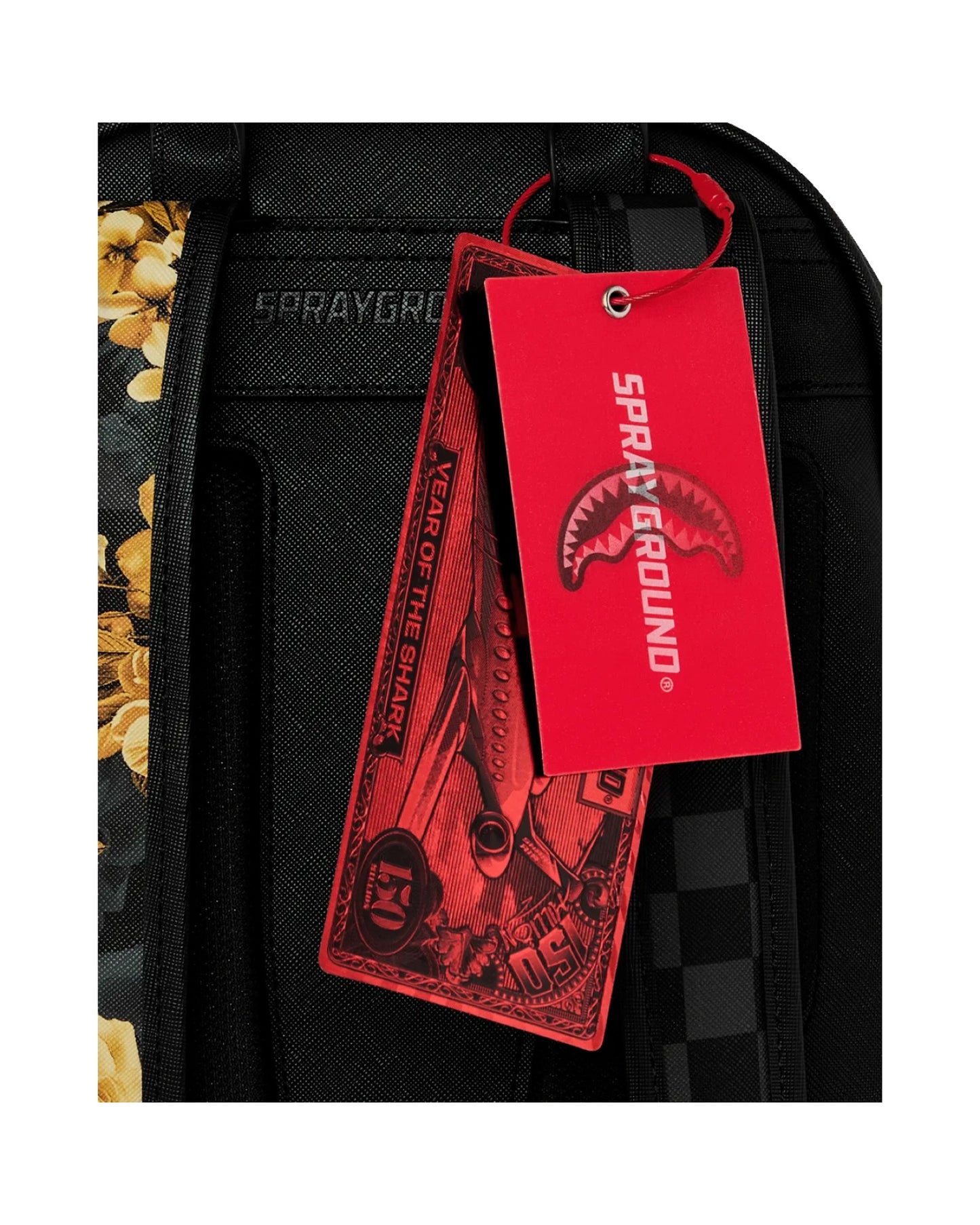 SPRAYGROUND GOLD FLORAL REMIX SAVAGE BACKPACK