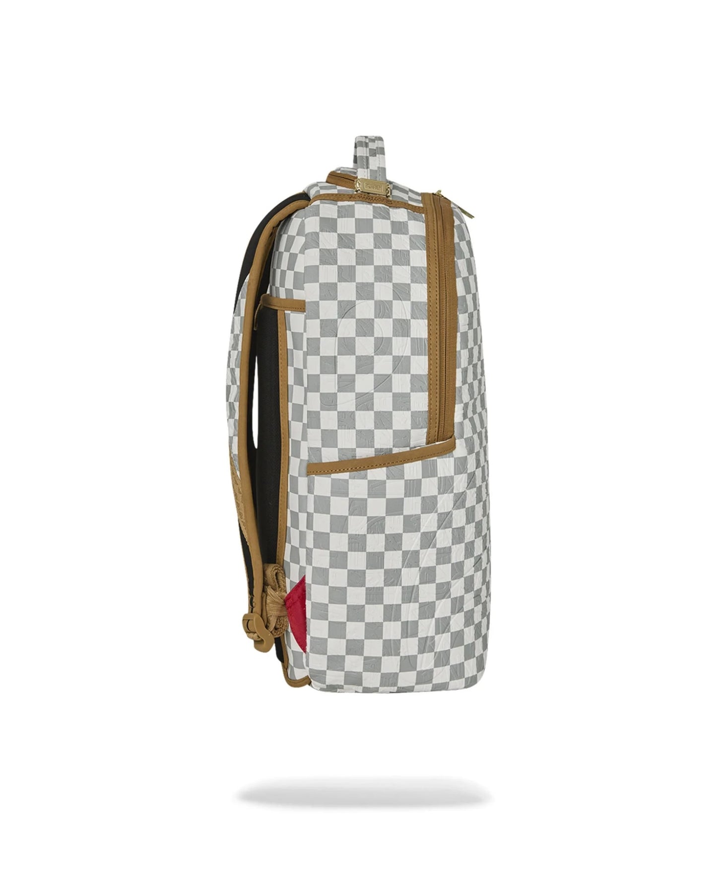 SPRAYGROUND GRAFF EMBOSSED CREAM CHECK DLXSV BACKPACK