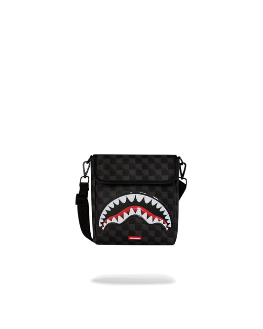 SPRAYGROUND SHARKS IN PARIS BALLOON BLACK MESSENGER SLING