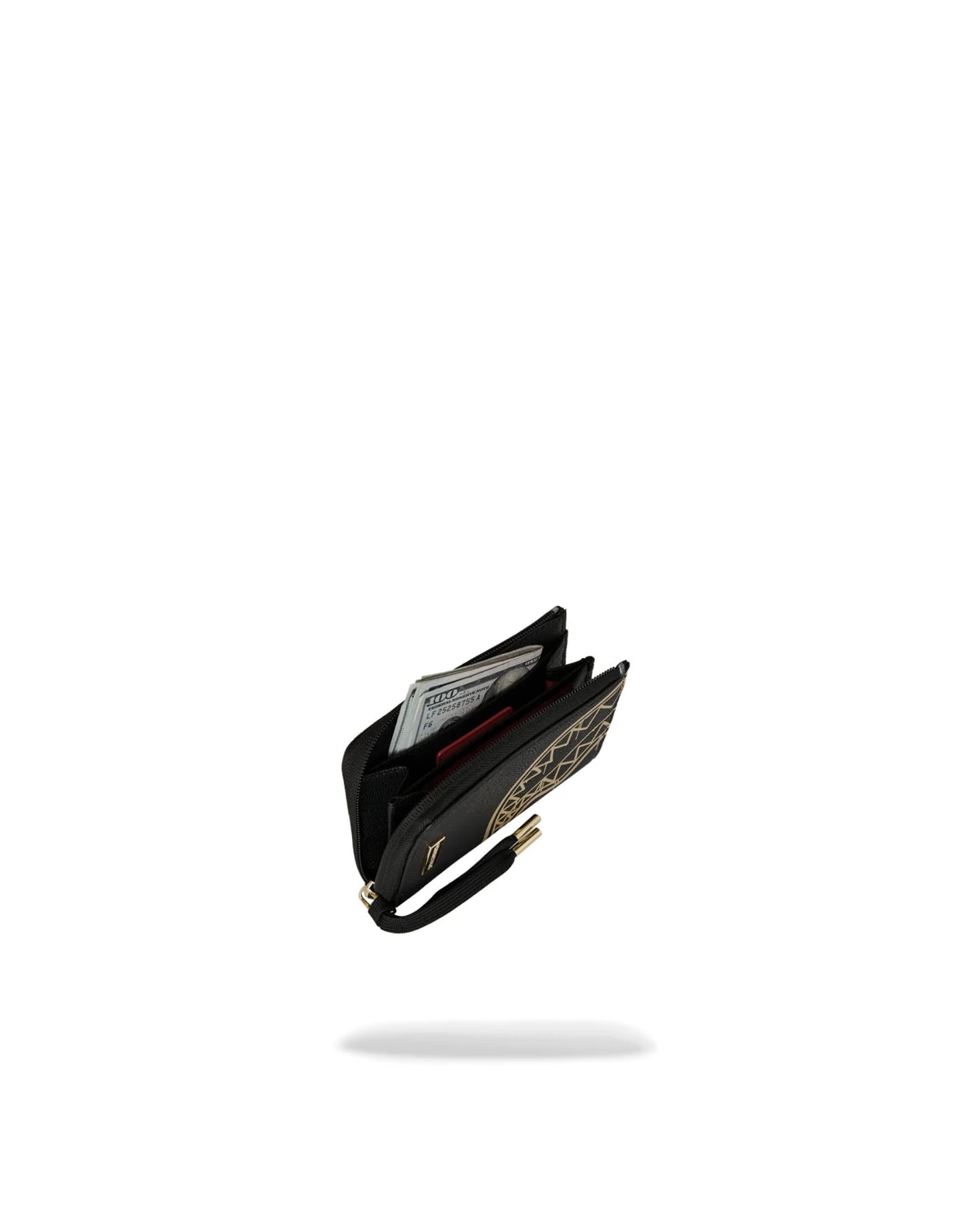SPRAYGROUND THAT GOLD DRAP WALLET