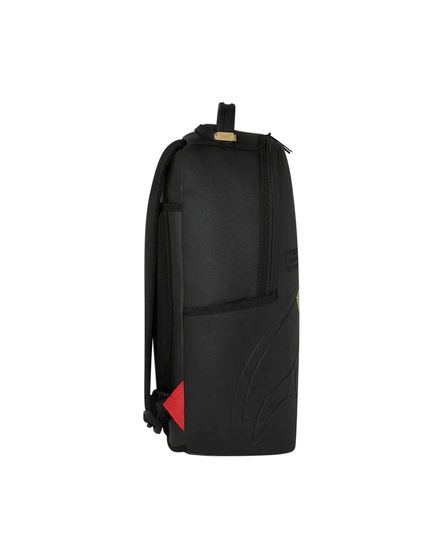 SPRAYGROUND BLACKED OUT EMBOSSED GOLD TOOTH BACKPACK