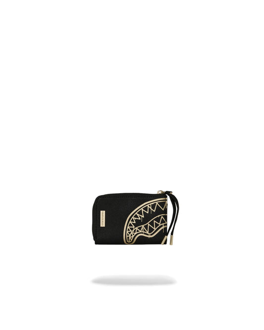 SPRAYGROUND THAT GOLD DRAP WALLET