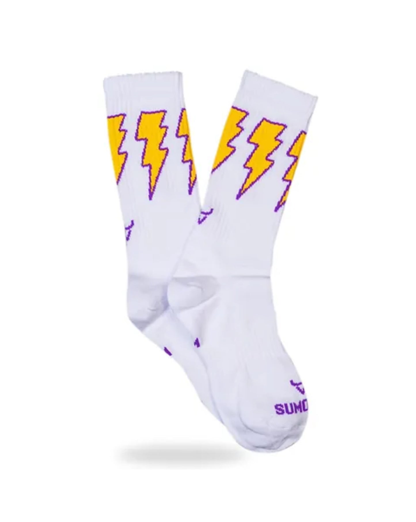 Lightning white sock